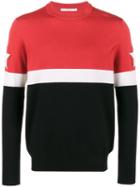 Givenchy - Knitted Striped Jumper - Men - Polyester/wool - Xl, Black, Polyester/wool