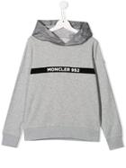 Moncler Kids Teen Logo Sweatshirt - Grey