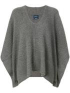 Polo Ralph Lauren V-neck Cape Jumper - Grey