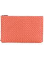 Bottega Veneta Intrecciato Clutch Bag - Pink & Purple