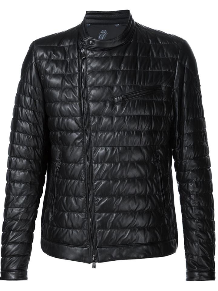 Moncler 'russel' Jacket By 'moncler X Rolling Stones' - Black