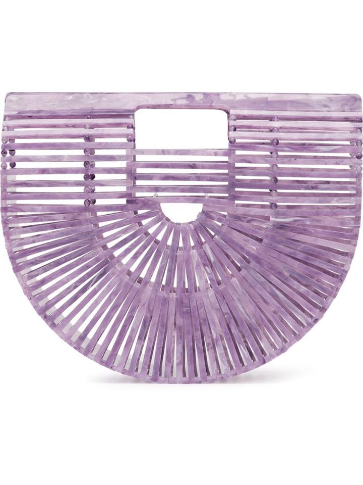 Cult Gaia Ark Top Handle Bag - Purple