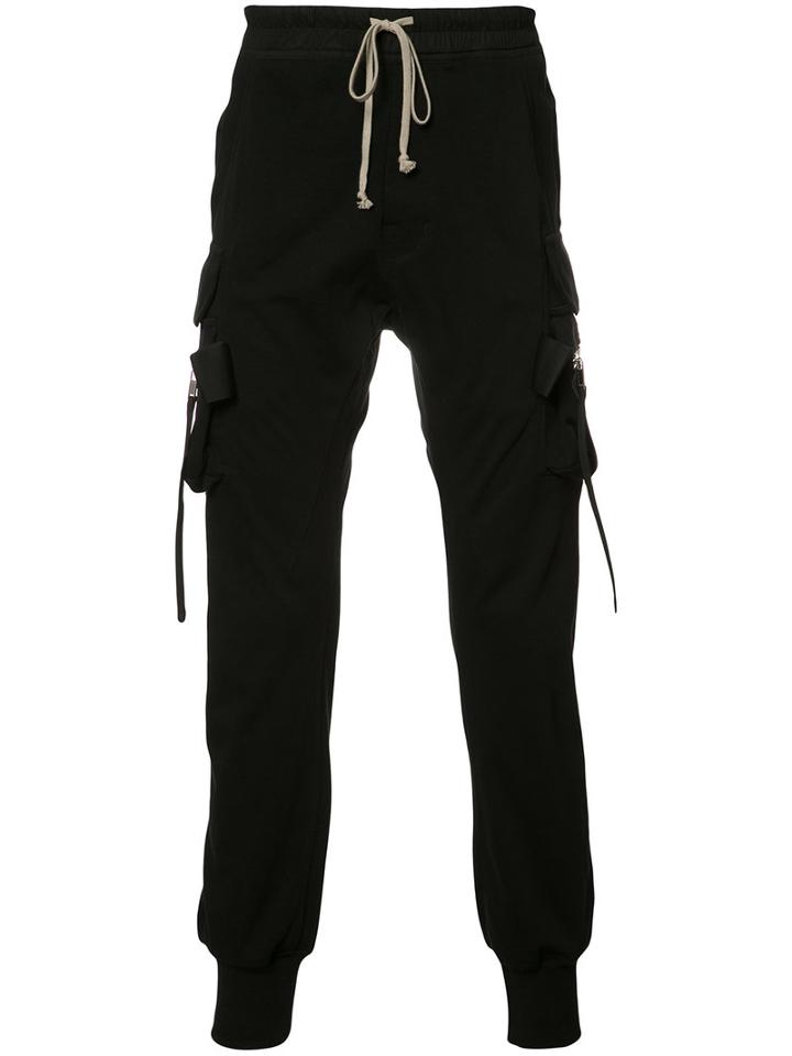 Rick Owens Pocketed Trousers, Men's, Size: 54, Black, Cotton