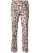 Giambattista Valli Floral Flare Trousers - Pink