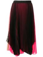 Loyd/ford Contrast Pleated Skirt - Multicolour