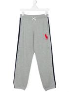 Ralph Lauren Kids Branded Drawstring Track Pants - Grey