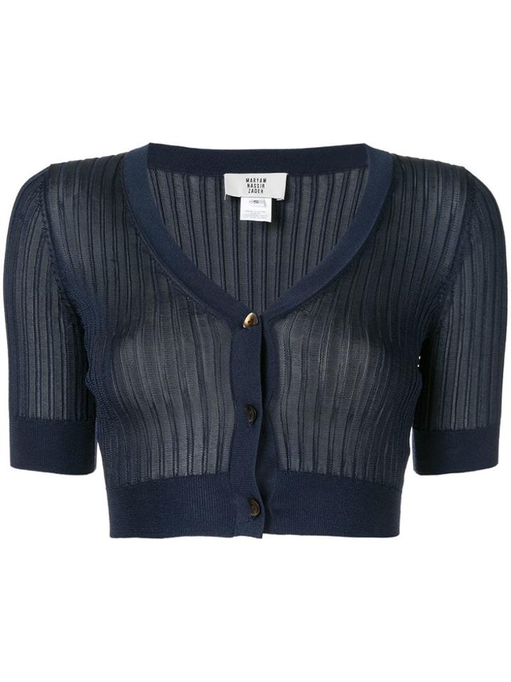 Maryam Nassir Zadeh Zahra Cardigan - Blue