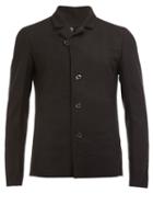 Kazuyuki Kumagai Slim-fit Blazer, Men's, Size: 2, Black, Cashmere/wool