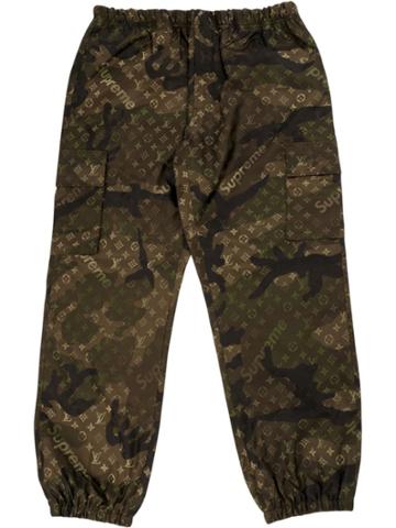 Stadium Goods Supreme Camouflage Cargo Sweatpants - Brown
