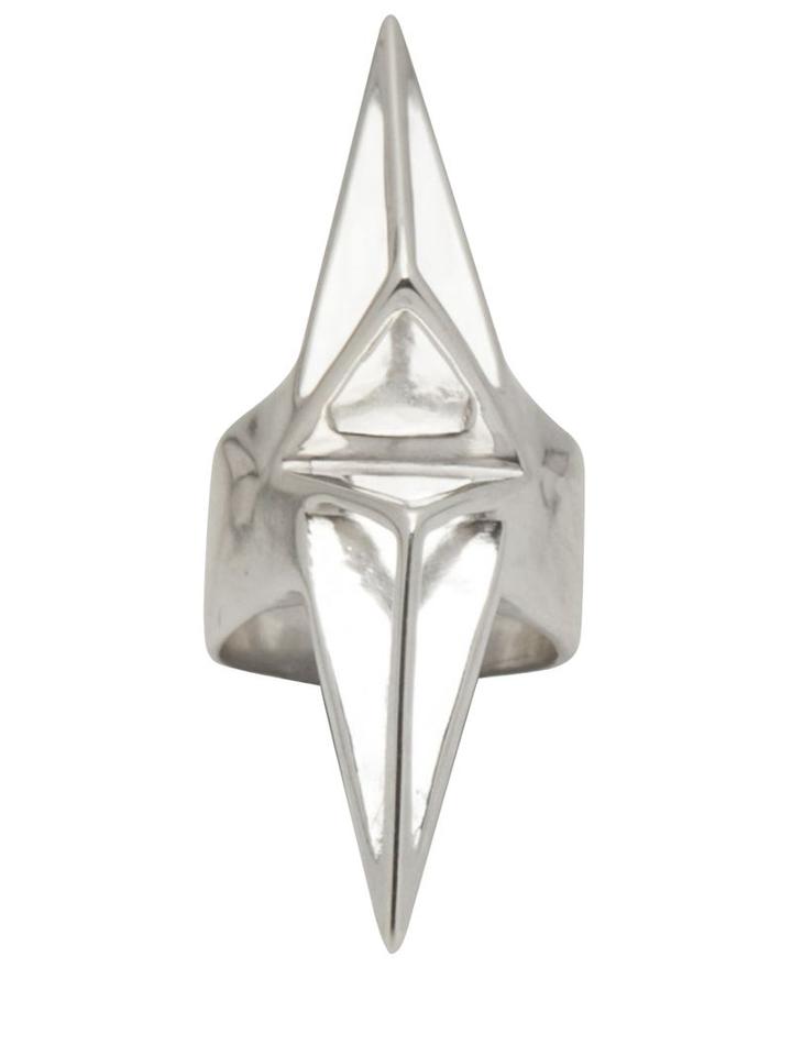 Moratorium Pyramid Ring, Women's, Size: 6, Metallic, Sterling Silver