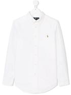 Ralph Lauren Kids Teen Long Sleeve Shirt - White
