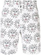 Soulland Alexander Embroidered Relaxed Shorts - White