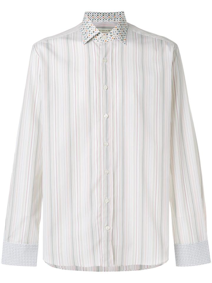 Etro Striped Dotted Longsleeved Shirt - Multicolour