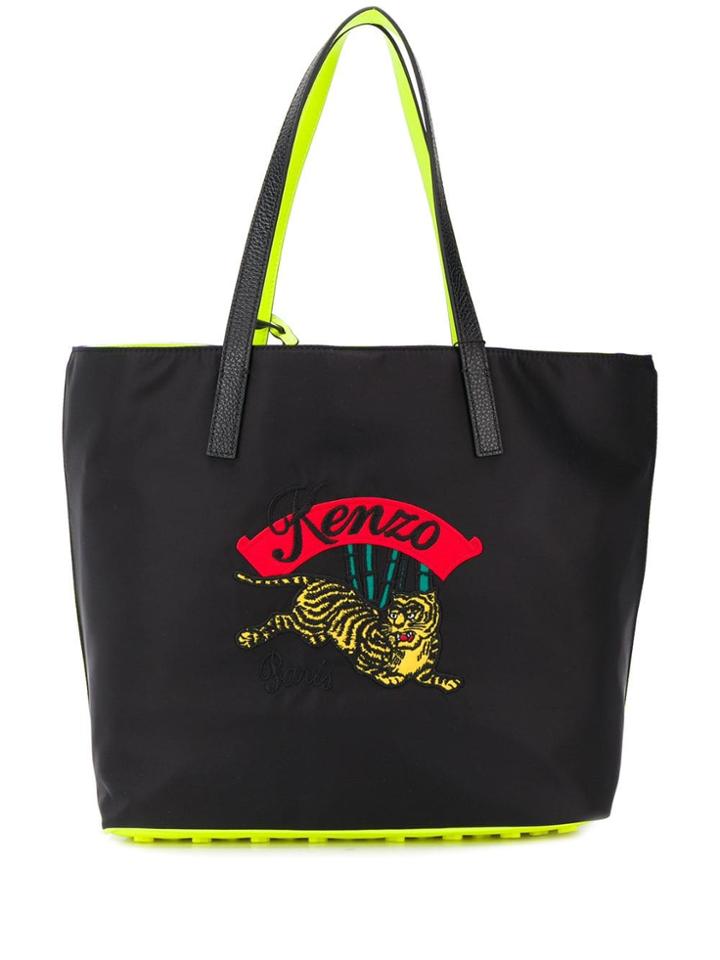 Kenzo Neon Tote Bag - Black