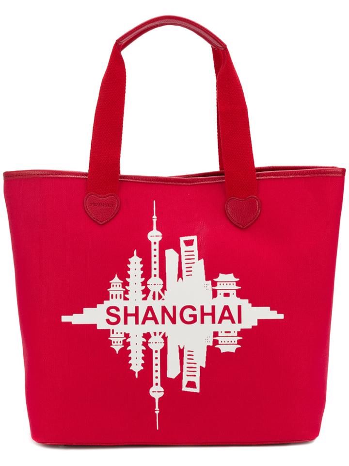 Twin-set Shanghai Tote Bag - Red