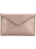 Valentino Valentino Garavani Rockstud Large Flat Pouch - Neutrals
