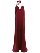Tufi Duek Silk Long Dress - Red