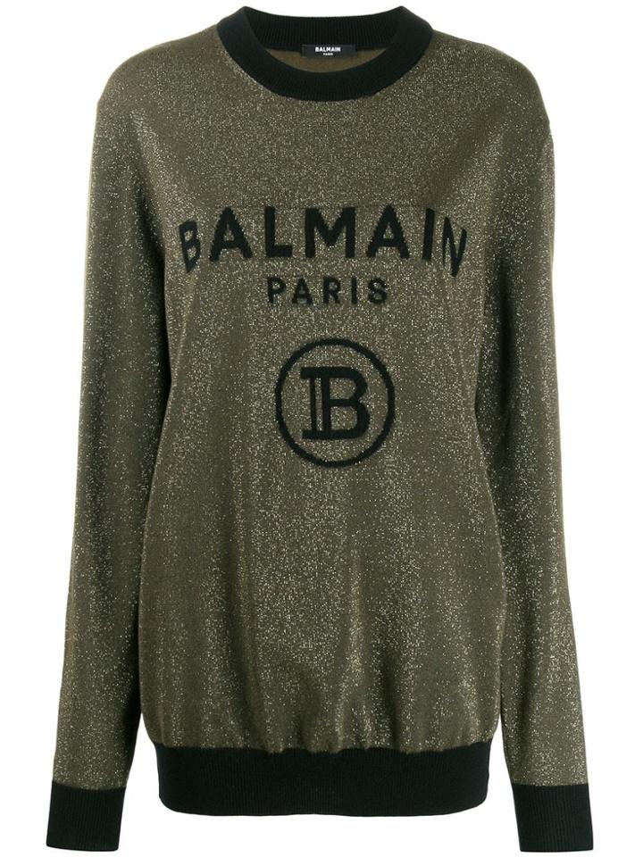 Balmain Balmain Tf13116k023 Ubk Kaki/noir Ubk - Green