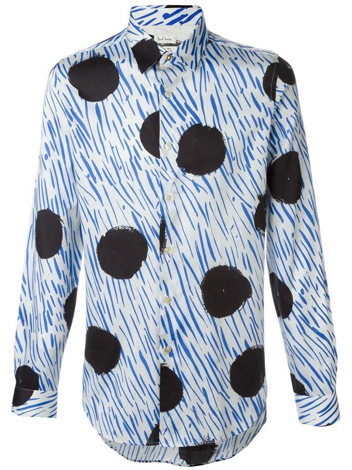 Paul Smith Printed Slim Fit Shirt