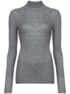 Vince Cashmere High Neck Sweater - Grey