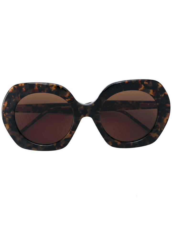 Thom Browne Eyewear Rounded Sunglasses