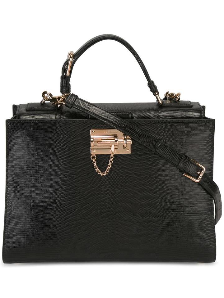 Dolce & Gabbana Large 'monica' Tote, Women's, Black, Leather
