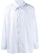 Camiel Fortgens Frayed Hem Shirt - Blue