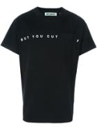 Off-white 'you Cut Me' T-shirt, Men's, Size: Xl, Black, Cotton