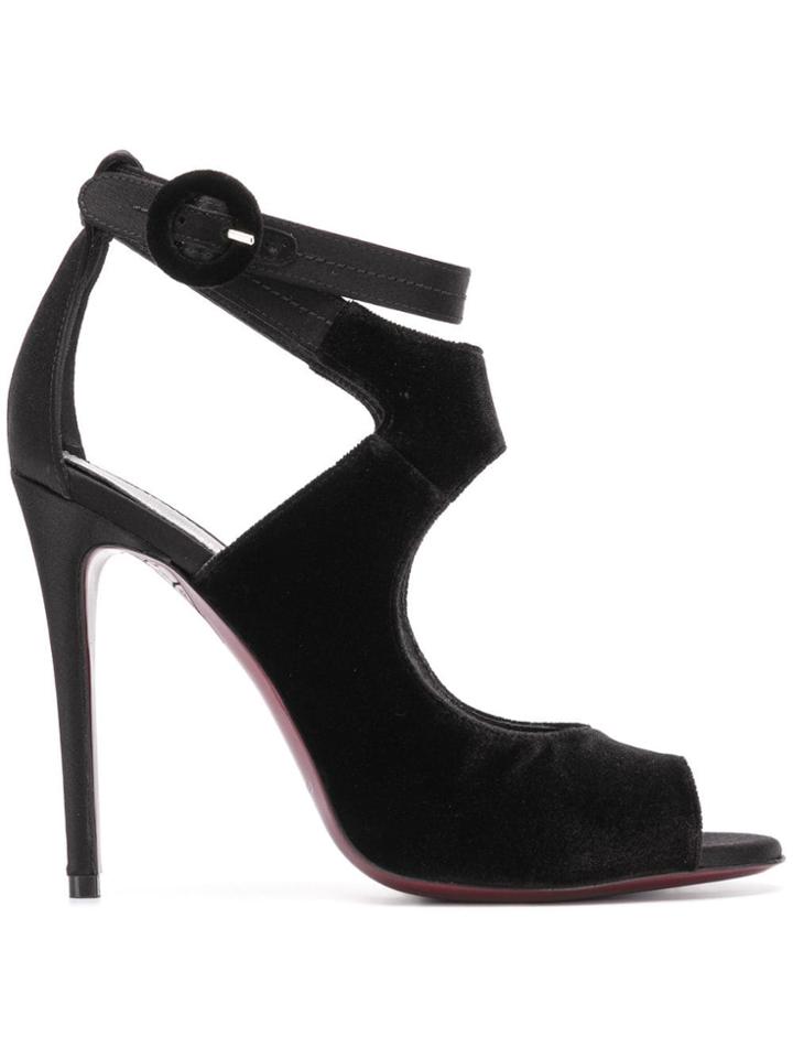 Deimille Open-toe Buckle Sandals - Black