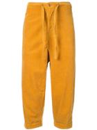 Comme Des Garçons Vintage Drawstring Waist Trousers - Yellow