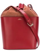A.p.c. Clara Bucket Bag - Red