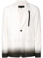 Ann Demeulemeester Grise Gradient Shirt Jacket - White