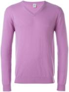 Eleventy V-neck Sweater, Men's, Size: Xl, Pink/purple, Cashmere
