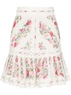 Zimmermann Honour Floral Print Skirt - Multicolour
