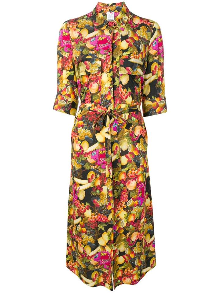 Ultràchic Fruit Print Shirt Dress - Multicolour