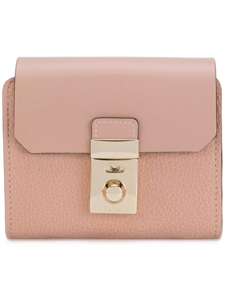 Furla Bi-fold Wallet - Pink & Purple