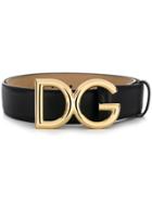 Dolce & Gabbana Dg Logo Belt - Black