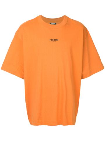 Jieda Back Printed T-shirt - Yellow & Orange