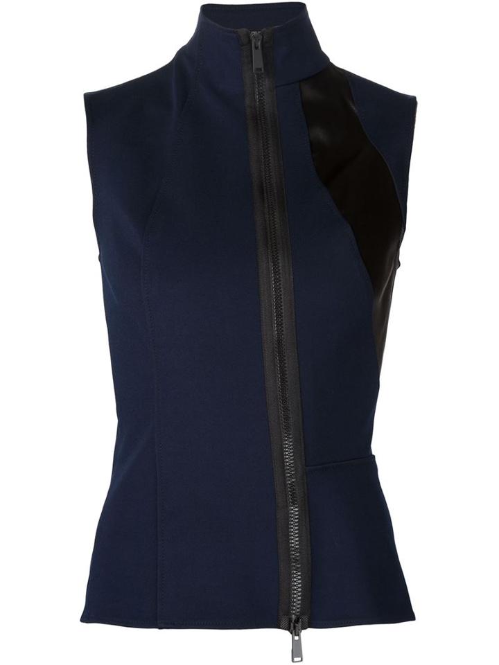 Paco Rabanne Fitted Paneled Tank Top