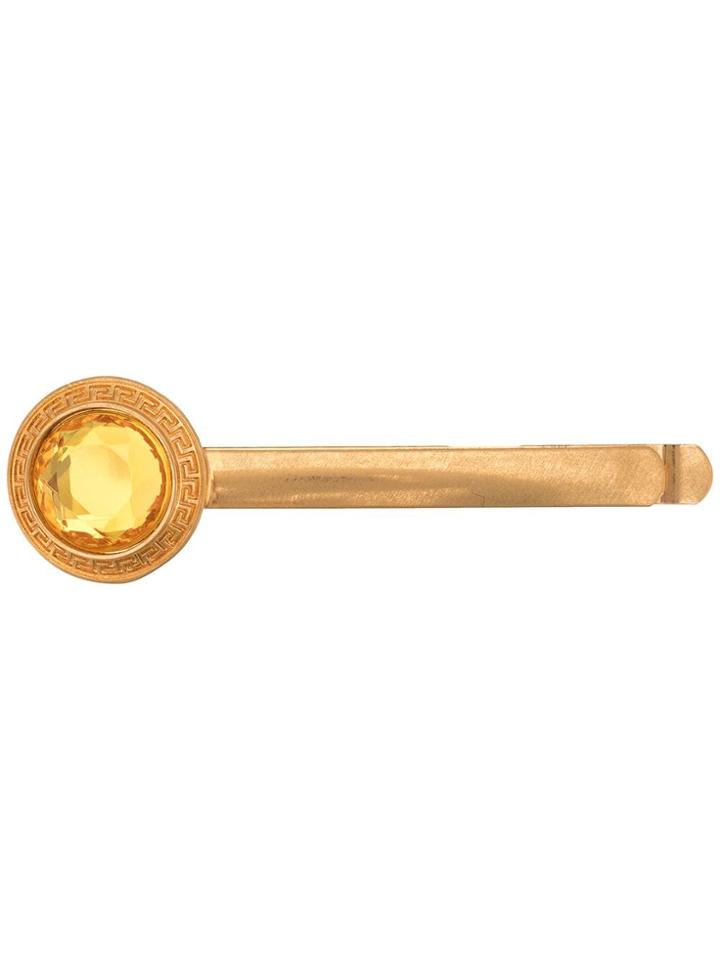 Versace Medusa Gioia Round Hair Pin - Gold