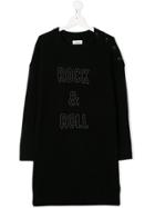 Zadig & Voltaire Kids Harlow Rhinestone-embellished Dress - Black