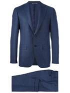 Canali 'regular' Suit, Men's, Size: 54, Blue, Cupro/wool