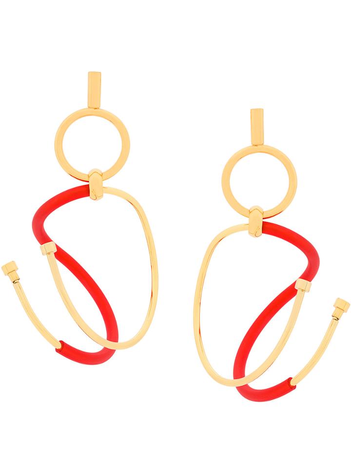 Paula Mendoza Gu Earrings - Red