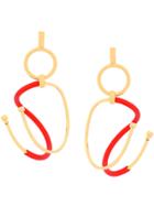 Paula Mendoza Gu Earrings - Red