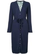 Loveless Belted Waist Coat - Pink & Purple