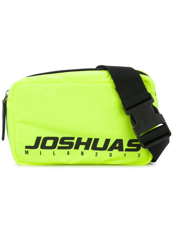 Joshua Sanders Printed Logo Hip Bag - Yellow & Orange
