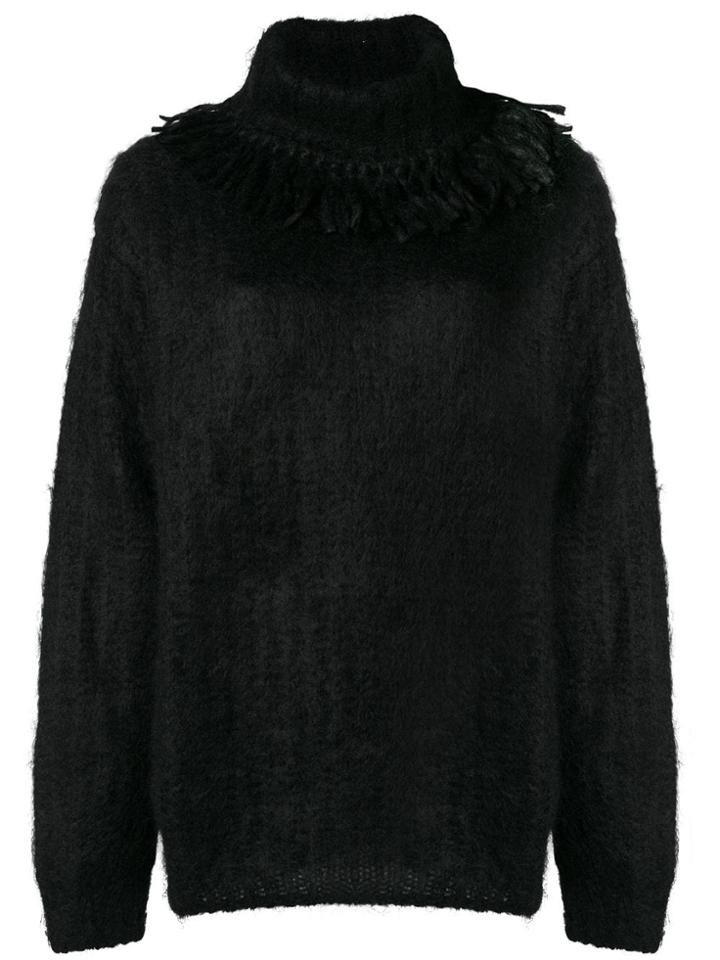 Miu Miu Knitted Sweater - Black