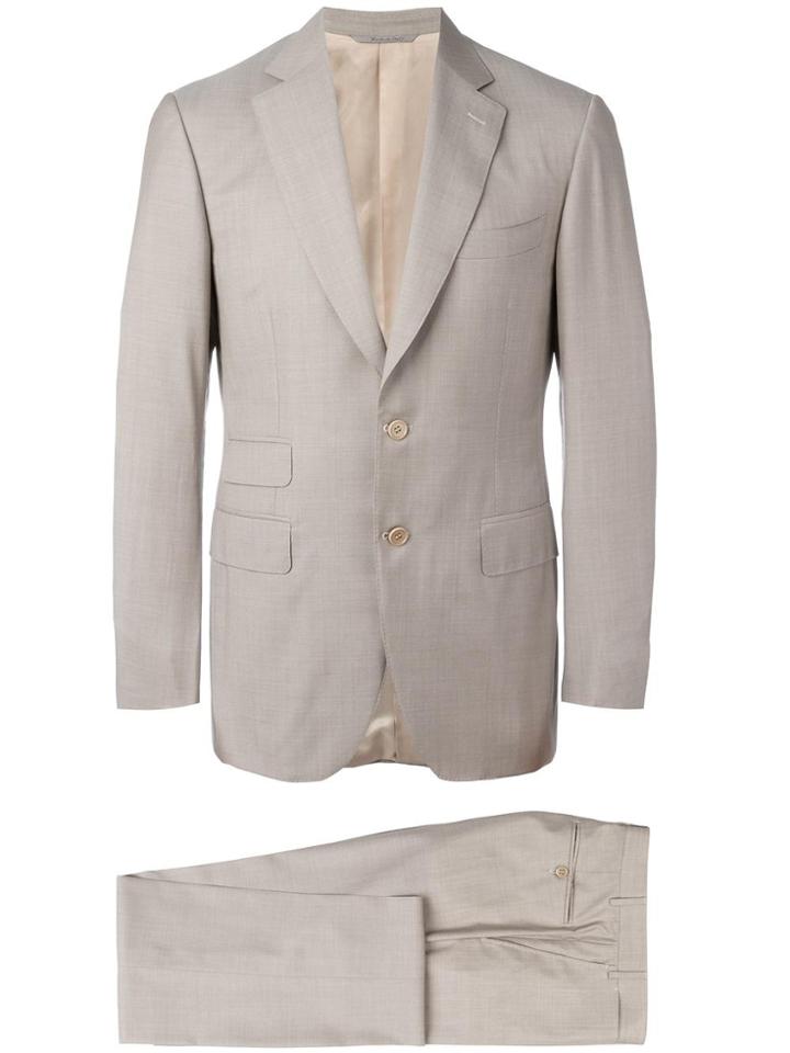 Canali Two Piece Suit - Nude & Neutrals