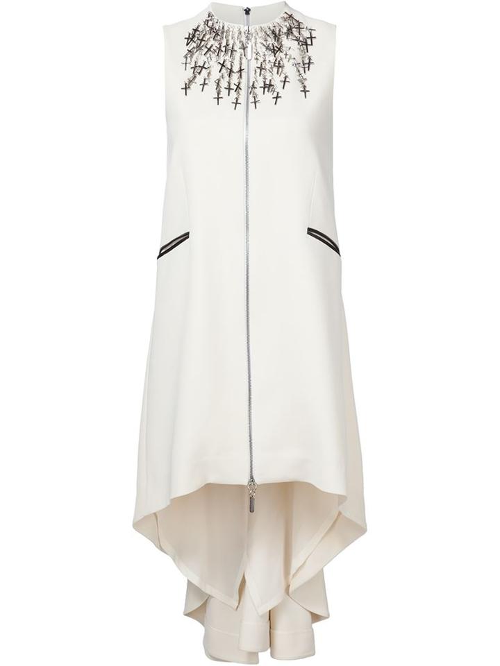 Thomas Wylde Primal Dress, Women's, Size: 4, White, Spandex/elastane/viscose