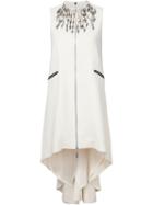 Thomas Wylde Primal Dress, Women's, Size: 4, White, Spandex/elastane/viscose
